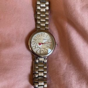 COPY - Betsey Johnson Silvertone Watch